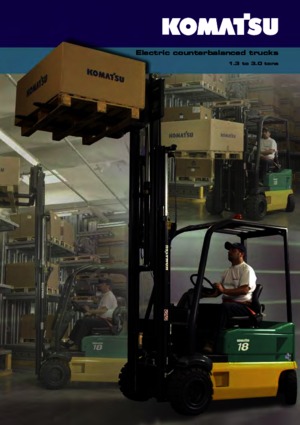 Carrelli elevatori frontali elettrici Komatsu FB 18 M 2 R