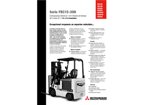 Carrelli elevatori frontali elettrici Mitsubishi FBC 25 N