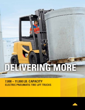 Carrelli elevatori frontali elettrici Caterpillar 2EP10000