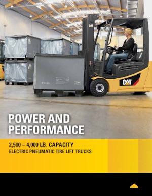 Carrelli elevatori frontali elettrici Caterpillar 2ETC3500