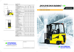 Carrelli elevatori frontali elettrici Hyundai 32BC-9