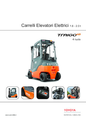 Carrelli elevatori frontali elettrici Toyota 8 FBM 20T 