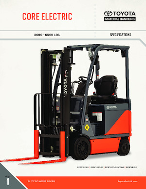 Carrelli elevatori frontali elettrici Toyota 8FBC18U