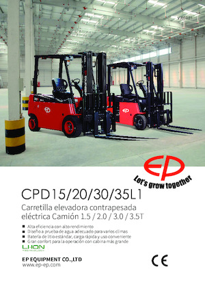 Carrelli elevatori frontali elettrici EP CPD35L1S
