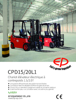 Carrelli elevatori frontali elettrici EP CPD15L1