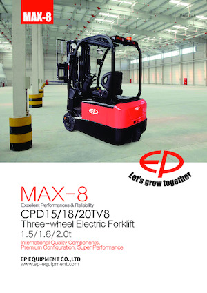 Carrelli elevatori frontali elettrici EP CPD18TV8