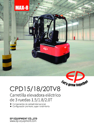 Carrelli elevatori frontali elettrici EP CPD18TV8