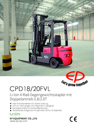 Carrelli elevatori frontali elettrici EP CPD18FVL