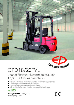 Carrelli elevatori frontali elettrici EP CPD18FVL