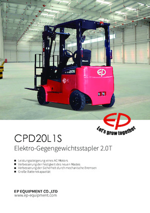 Carrelli elevatori frontali elettrici EP CPD20L1S