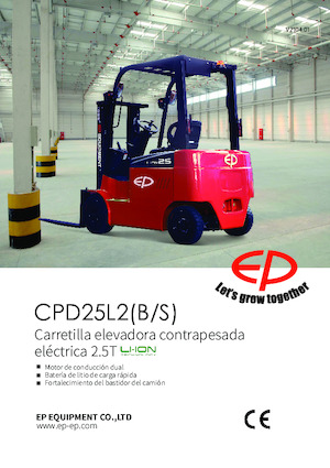 Carrelli elevatori frontali elettrici EP CPD25L2S