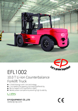 Carrelli elevatori frontali elettrici EP EFL1002
