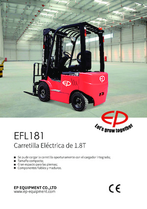 Carrelli elevatori frontali elettrici EP EFL181