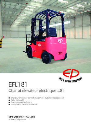 Carrelli elevatori frontali elettrici EP EFL181