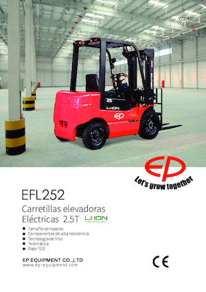 Carrelli elevatori frontali elettrici EP EFL252