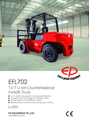 Carrelli elevatori frontali elettrici EP EFL702