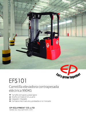 Carrelli elevatori frontali elettrici EP EFS101
