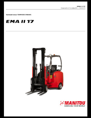 Carrelli elevatori frontali elettrici Manitou EMA II 17