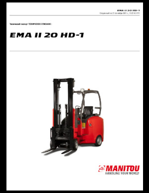 Carrelli elevatori frontali elettrici Manitou EMA II 20 HD-1