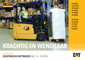 Carrelli elevatori frontali elettrici Caterpillar EP16AN