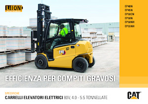 Carrelli elevatori frontali elettrici Caterpillar EP45N