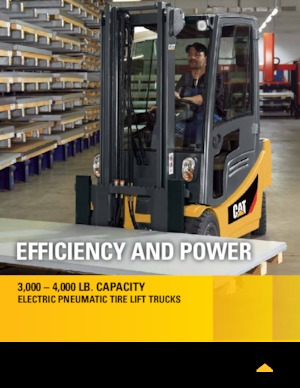 Carrelli elevatori frontali elettrici Caterpillar EPC3000