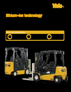 Carrelli elevatori frontali elettrici Yale ERC060VGL