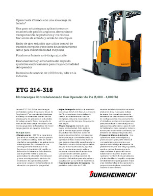 Carrelli elevatori frontali elettrici Jungheinrich ETG 214