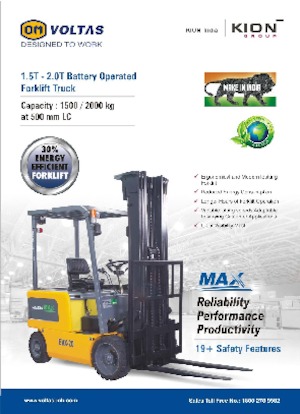 Carrelli elevatori frontali elettrici OM EVX15