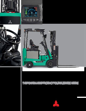 Carrelli elevatori frontali elettrici Mitsubishi FBC18LN