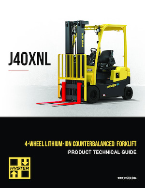 Carrelli elevatori frontali elettrici Hyster J40XNL