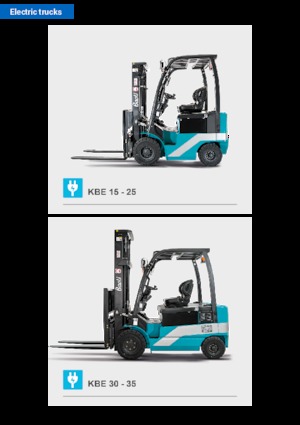 Carrelli elevatori frontali elettrici Baoli KBE 30