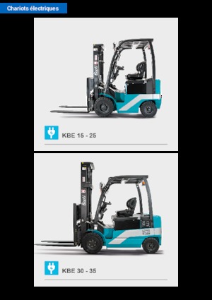 Carrelli elevatori frontali elettrici Baoli KBE 30