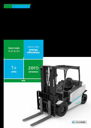 Carrelli elevatori frontali elettrici UniCarriers MXL-55H