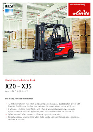 Carrelli elevatori frontali elettrici Linde X25