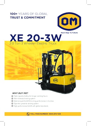 Carrelli elevatori frontali elettrici OM XE20 3W