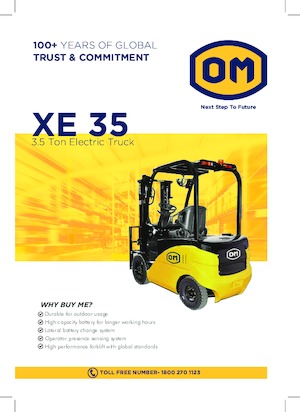 Carrelli elevatori frontali elettrici OM XE35