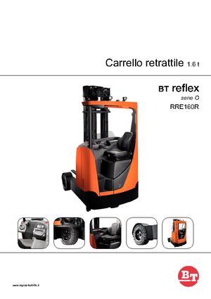 Carrelli elevatori retrattili elettrici BT Reflex RRE 160 R