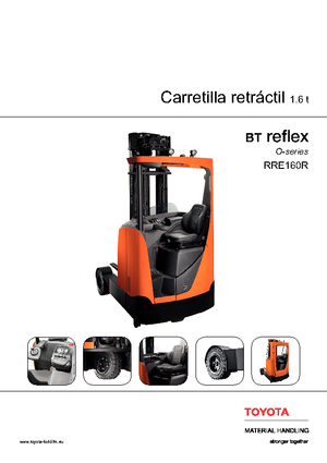 Carrelli elevatori retrattili elettrici BT Reflex RRE 160 R