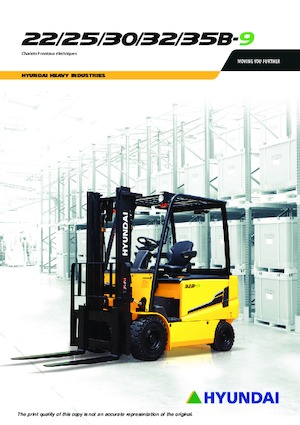 Carrelli elevatori frontali elettrici Hyundai 32B-9