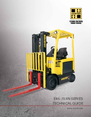 Carrelli elevatori frontali elettrici Hyster E55XN