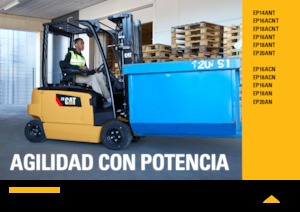 Carrelli elevatori frontali elettrici Caterpillar EP16AN