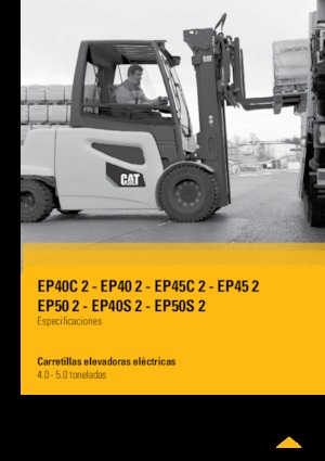 Carrelli elevatori frontali elettrici Caterpillar EP50 2