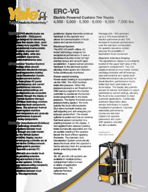 Carrelli elevatori frontali elettrici Yale ERC060VG