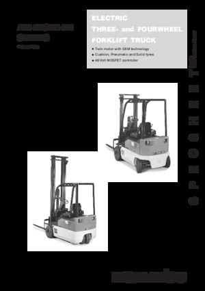 Carrelli elevatori frontali elettrici Komatsu FB 12 M 2 R