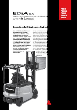 Carrelli elevatori frontali elettrici Mitsubishi FB25CN