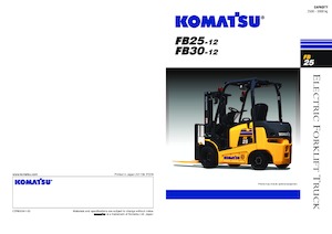 Carrelli elevatori frontali elettrici Komatsu FB25-12