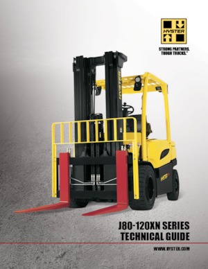 Carrelli elevatori frontali elettrici Hyster J80XN