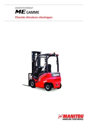 Carrelli elevatori frontali elettrici Manitou ME 318