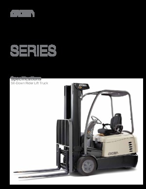 Carrelli elevatori frontali elettrici Crown SC 524X-40